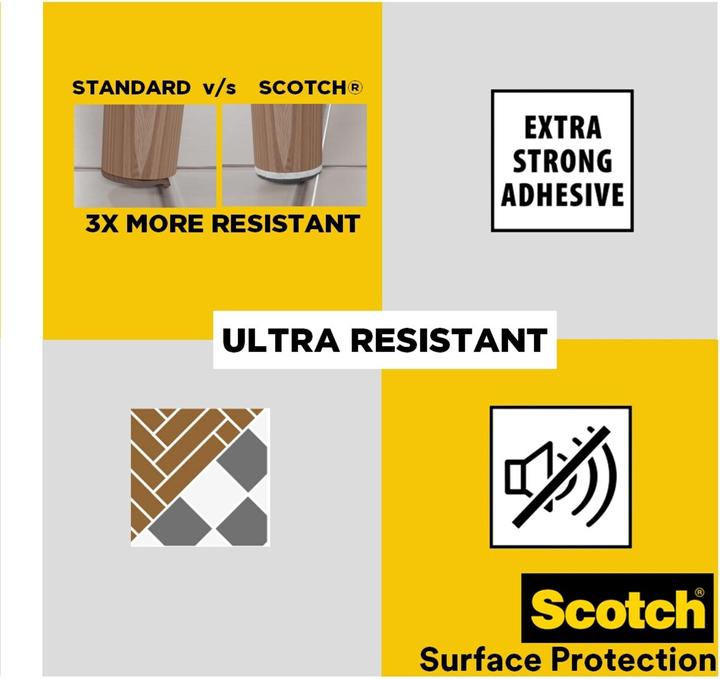 Actual product image Scotch - (Felt gliders, 1 Piece)