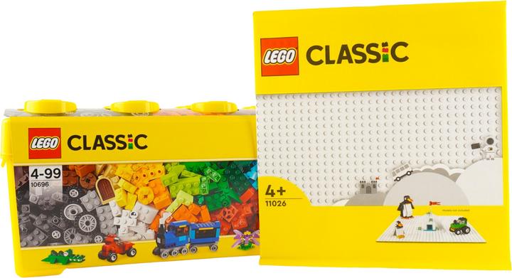 Image du produit LEGO Boîte de briques Classic + 1 plaque blanche (10696, LEGO Classic)