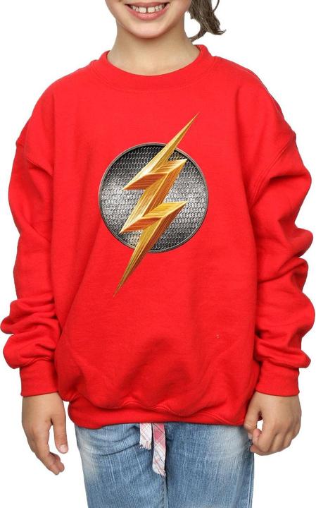 Image du produit - Sweat JUSTICE LEAGUE MOVIE FLASH EMBLEM - Fille (152, 158)