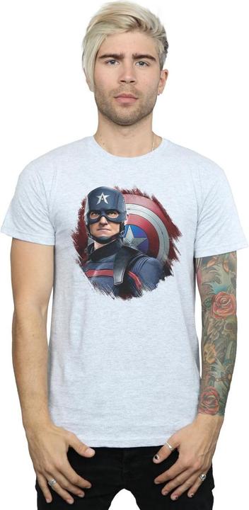 Produktbild The Falcon And The Winter Soldier Captain America Stare TShirt (S)
