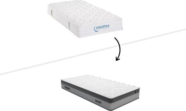 Actual product image Ysmée Illusion (90 x 190 cm, Spring core)