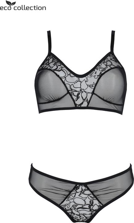 Image du produit ECO Collection Ensemble 2 pièces avec soutien-gorge sans armatures noir Primula (L, XL)