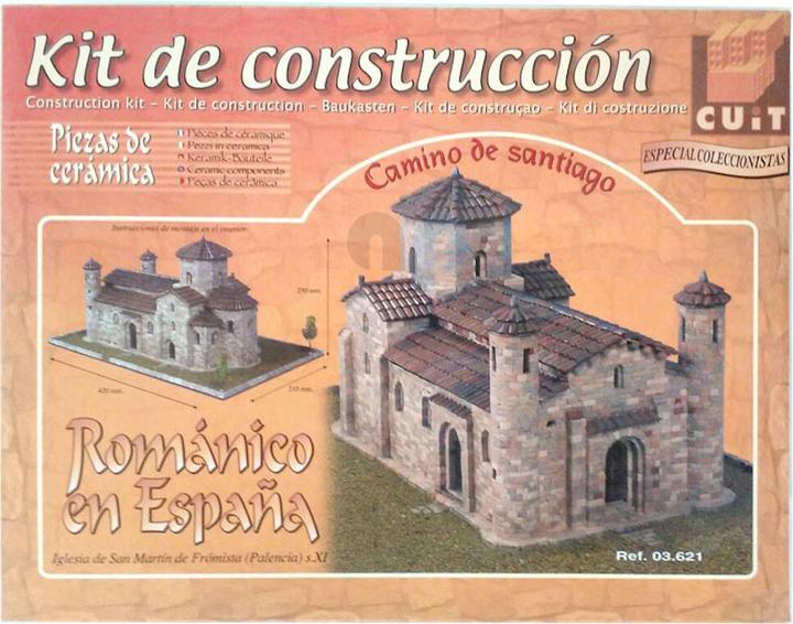 Produktbild Block Cuit. 3D Keramik-Modelbausatz -Kirche San Martín de Frómista (33 x 25 x 52 cm)