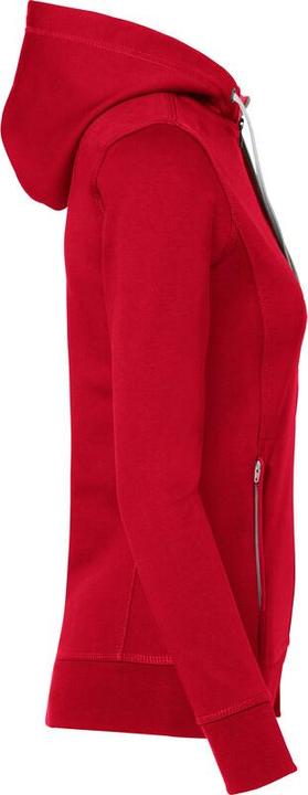 Actual product image Hakro Ladies' Hooded Jacket Bonded red/silver, S (S)