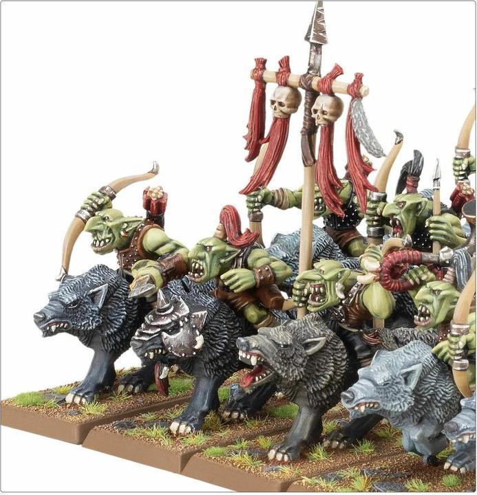 Image du produit Games Workshop Warhammer ToW - Orc & Gobelin : Gobelins Chevaucheurs de Loups (Matières plastiques)
