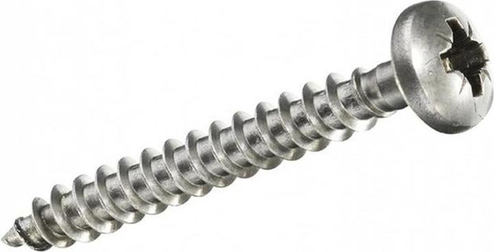 Image du produit Krafter Vis pour panneaux d'aggloméré Pan Head 3.5 x 20 mm acier inoxydable, 12 pces (12 Vis par pièce)