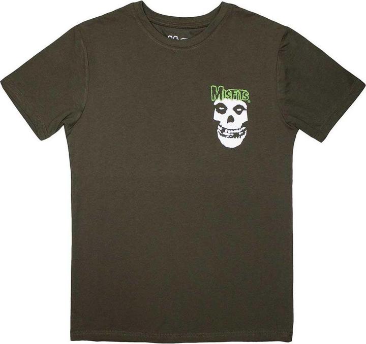 Actual product image Misfits Unisex Adult Skull & Logo Mini T-Shirt (S)