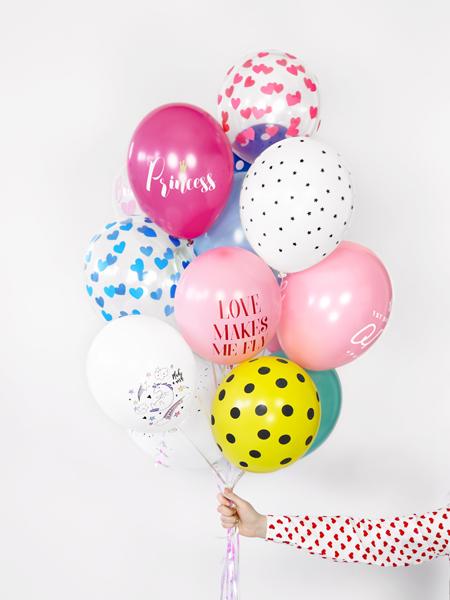 Produktbild Partydeco Balloons 30cm, Unicorn, Pastel Pure White (1 pkt / 50 pc.)