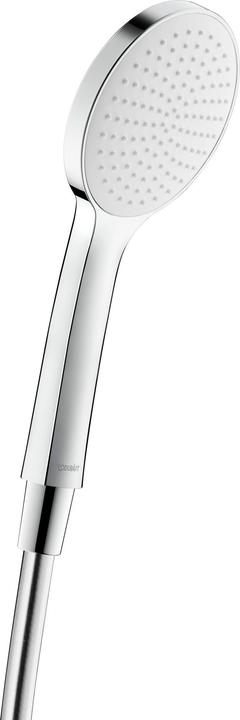 Actual product image Duravit Hand shower 110, 1 jet, MinusFlow chrome / white (1 Beam types, 9.50 l/min)