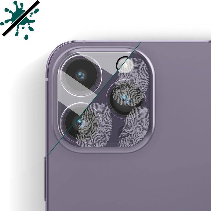 Produktbild Bigben Connected Rückkamerafolie, Kameraglas, 9H+ Härte (1 Stück, Apple iPhone 14 Pro Max, Apple iPhone 14 Pro)