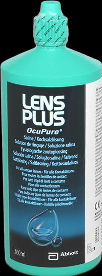 Actual product image Lens Plus OcuPure (Saline solution, 360 ml)