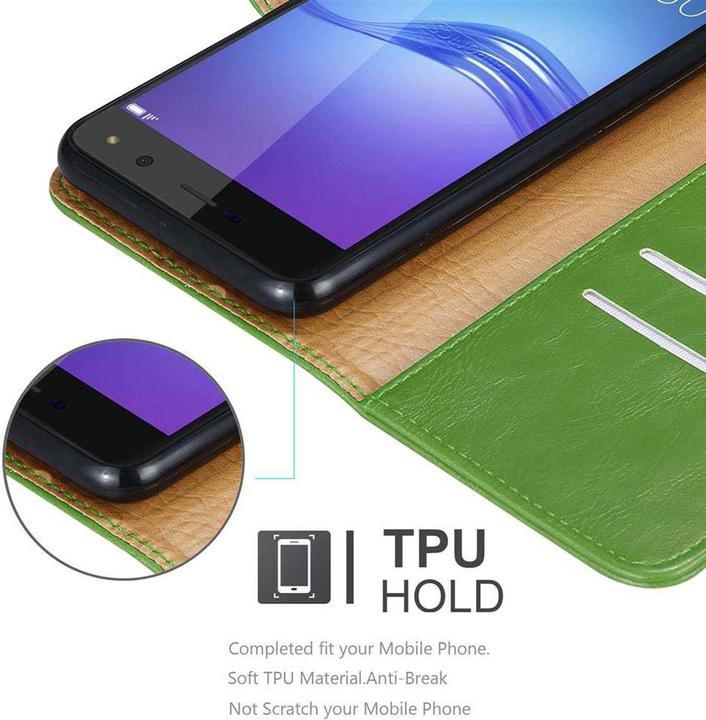 Actual product image Cadorabo Book Luxury Cover (Huawei Y6 (2017))