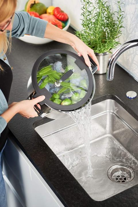 Immagine prodotto Rösle Set di pentole Röse Silence PRO 4 pezzi. (24 cm, Set di pentole e padelle da cucina, Acciaio inossidabile)