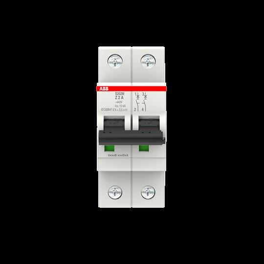 Image du produit ABB S202M-Z2 Disjoncteur Z-Char.,10kA,2A,2P