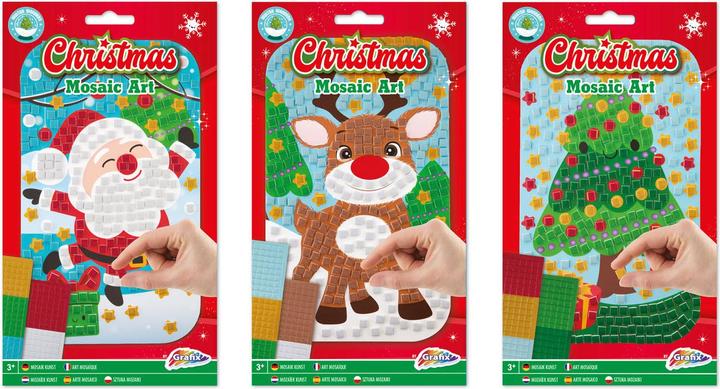 Actual product image Grafix Christmas mosaic art A5