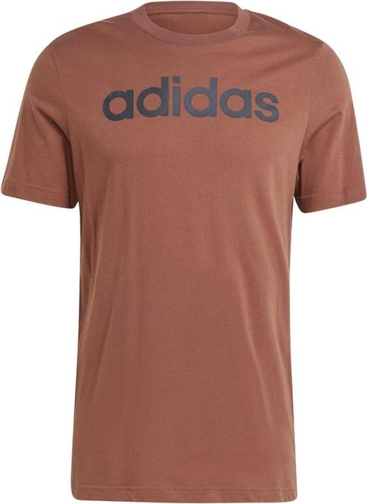 adidas Essentials Linear Maglietta Logo Ricamato Uomo