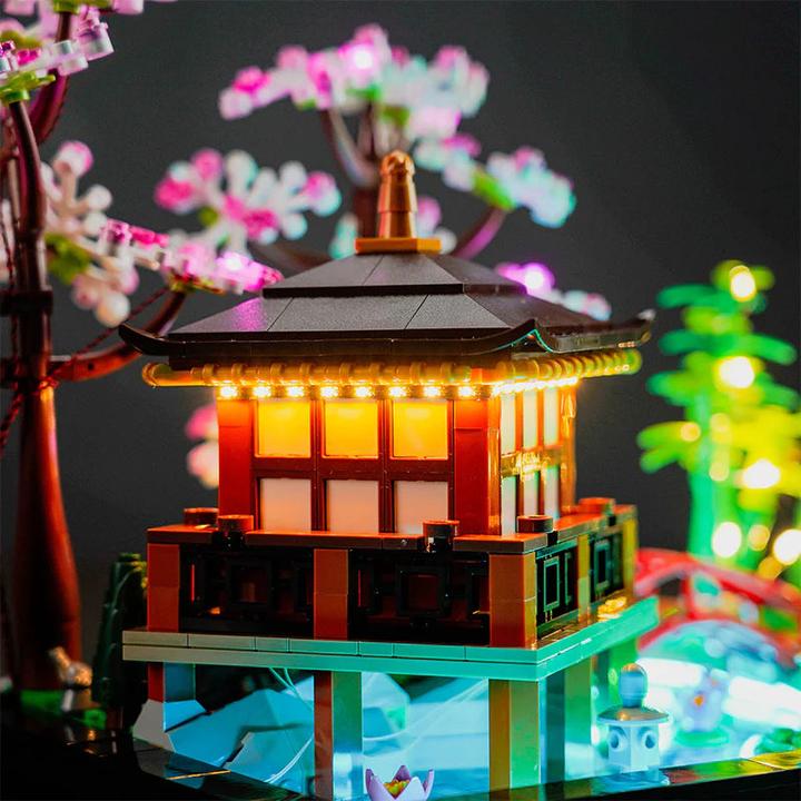 Immagine prodotto BrickBling Set di luci a LED per LEGO Giardino del Silenzio (10315), incluso il telecomando