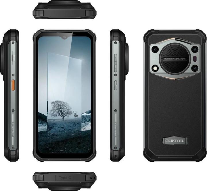 Produktbild Oukitel WP22 (256 GB, Midnight Black, 6.58", Dual SIM, 48 Mpx, 4G)