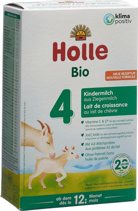 Holle Lait biologique pour enfants 4 au lait de chèvre (400 g, à partir de 12 m.)