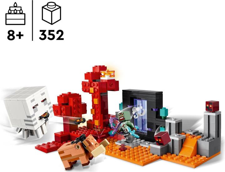 Image du produit LEGO Embuscade au portail du Néant (21255, LEGO Minecraft)