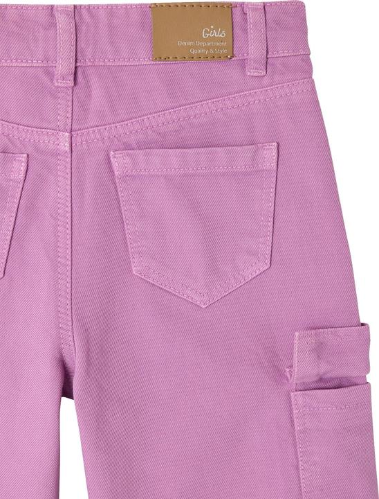 Produktbild Vertbaudet Mädchen Cargo-Hose mit weitem Bein (158)