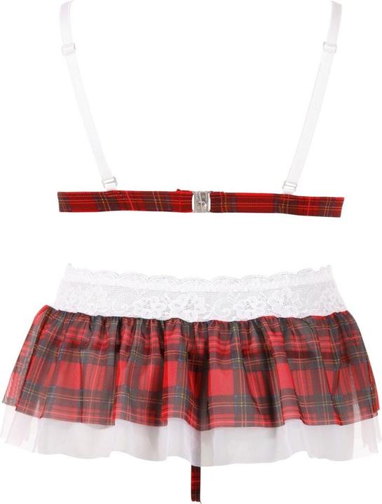 Actual product image Cottelli Collection Top and skirt plaid (S)