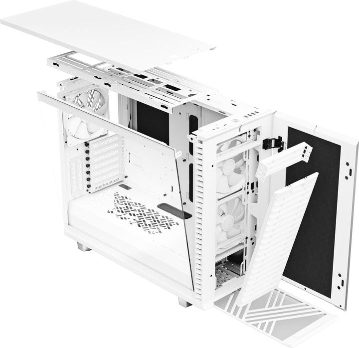 Image du produit Fractal Define 7 White TG Clear Tint (mATX, Mini-ITX, ATX, E-ATX)