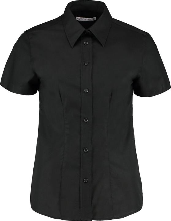 Kustom Kit Deman Kurzarm Workwear Oxford Bluse
