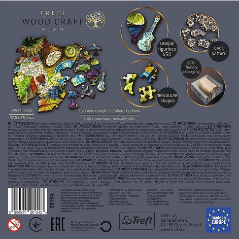 Immagine prodotto Trefl Puzzle di legno Colourful Cocktails 500+1T (501 pezzi)