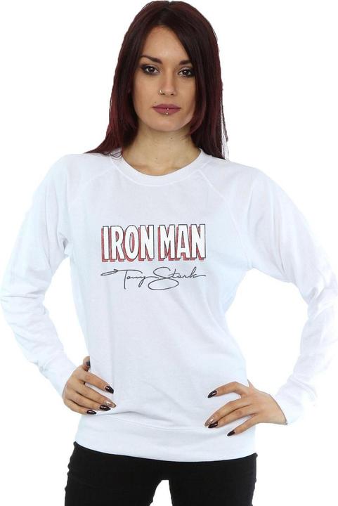 Actual product image Womens/Ladies Iron Man AKA Tony Stark Sweatshirt (S)