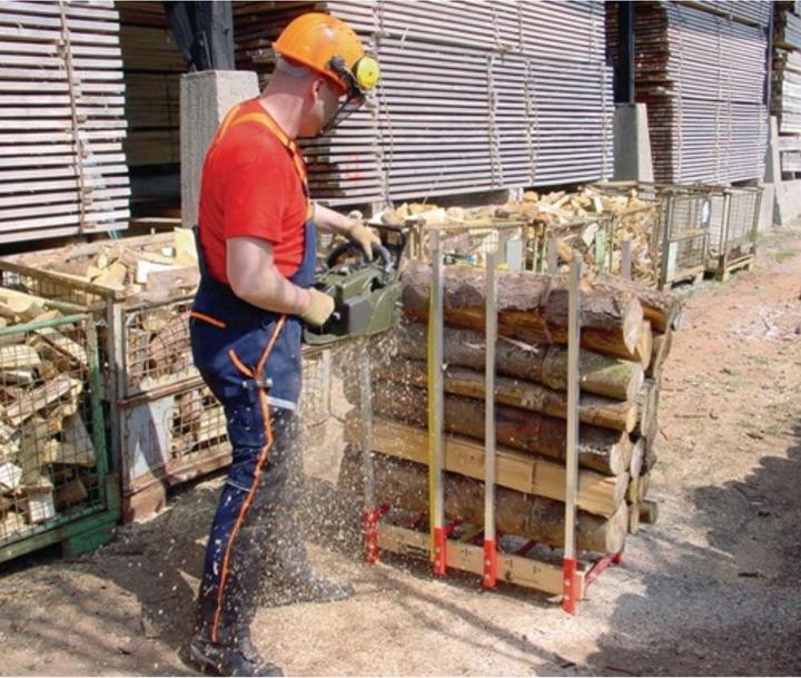 Produktbild Nestle Sägebock Holzmichel Breite 820 x Höhe 203 x Tiefe 465 mm Alu / Holz