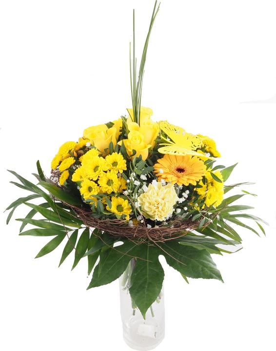 Actual product image Migros Ostschweiz Biedermeier ostrich large (Cut flowers)