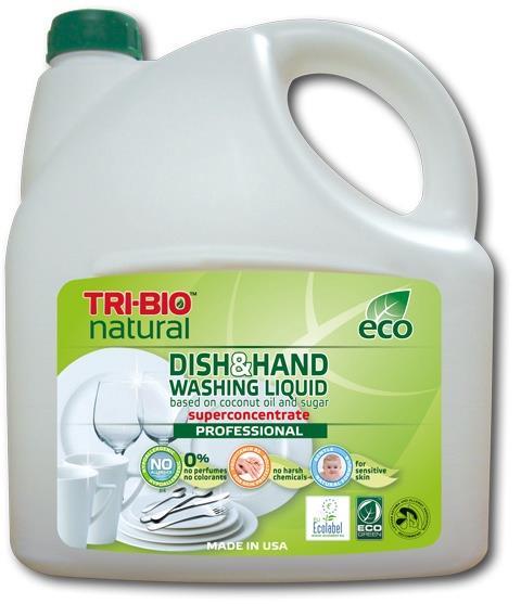 Actual product image TRI DISH + HAND WASHING LIQUID TRI-BIO 2.84L (Liquid soap, 2840 ml)