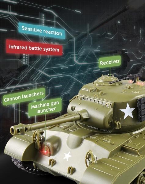 Actual product image Es-toys Heng Long RC Tank Battle Set of 2 1:30