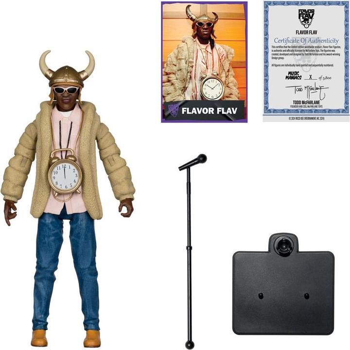 Produktbild McFarlane Music Maniacs Hip Hop Actionfigur Flavor Flav 16 cm
