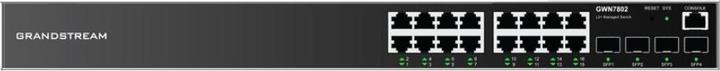 Actual product image Grandstream GWN7802, Managed Switch, 16x Gigabit ports, 4x SFP, L2 layer (16 Ports)
