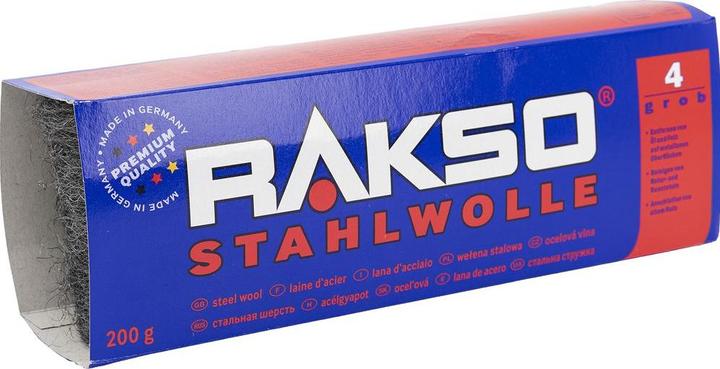 Produktbild Rakso Stahlwolle Nr. 4 à 200g (1 Stk.)