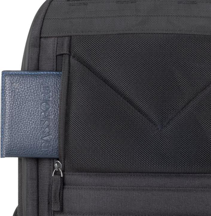 Produktbild Rivacase ECO Laptop Rucksack 14 Zoll kompatibel mit MacBook Air 15-28 x 41 x 17,5 cm - robustes Hand (14", Universal)