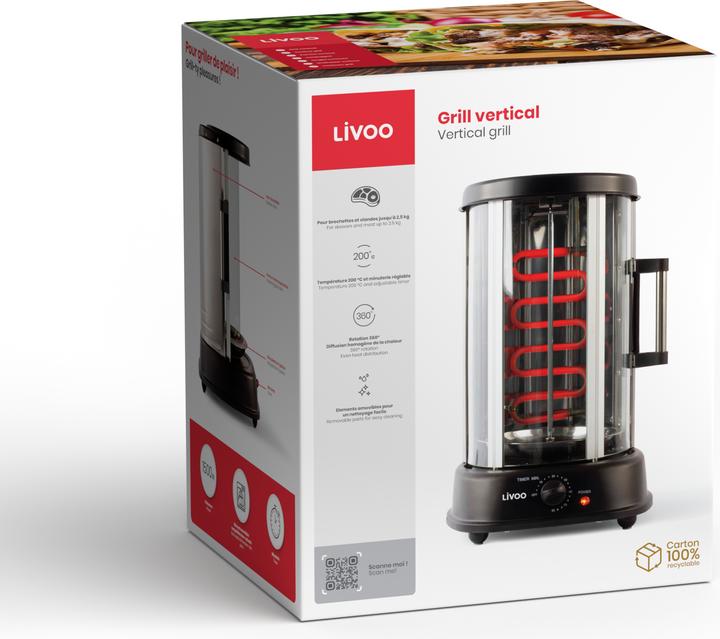 Immagine prodotto Livoo Vertikalgrill (Spina UE)