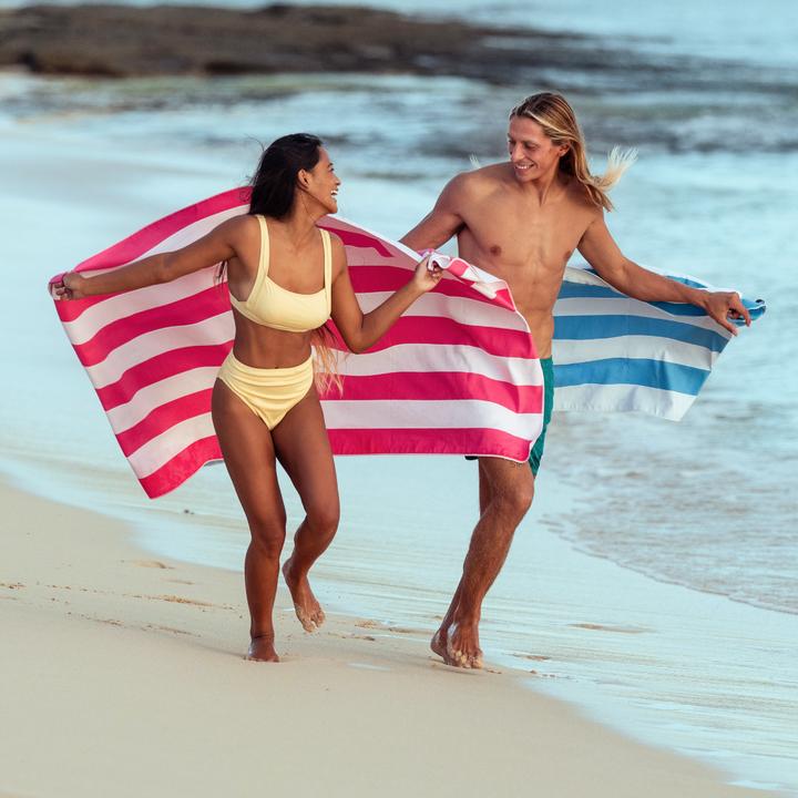 Actual product image Fit-Flip Strandtuch XXL Mikrofaser schnelltrocknendes Badetuch 200x90cm (200 x 90 cm)