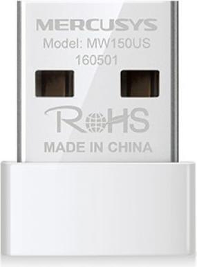 Immagine prodotto Mercusys Scheda N150 Wifi Nano USB Adapter USB 2.0 1 Antenna Interna (USB)