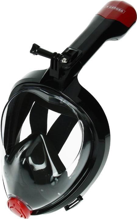 Caruba Masque de plongée intégral Swift pliable + support Action Cam (noir S/M)