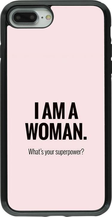 Actual product image PhoneLook Cover Hybrid Armor black I am a woman (Apple iPhone 7 Plus)