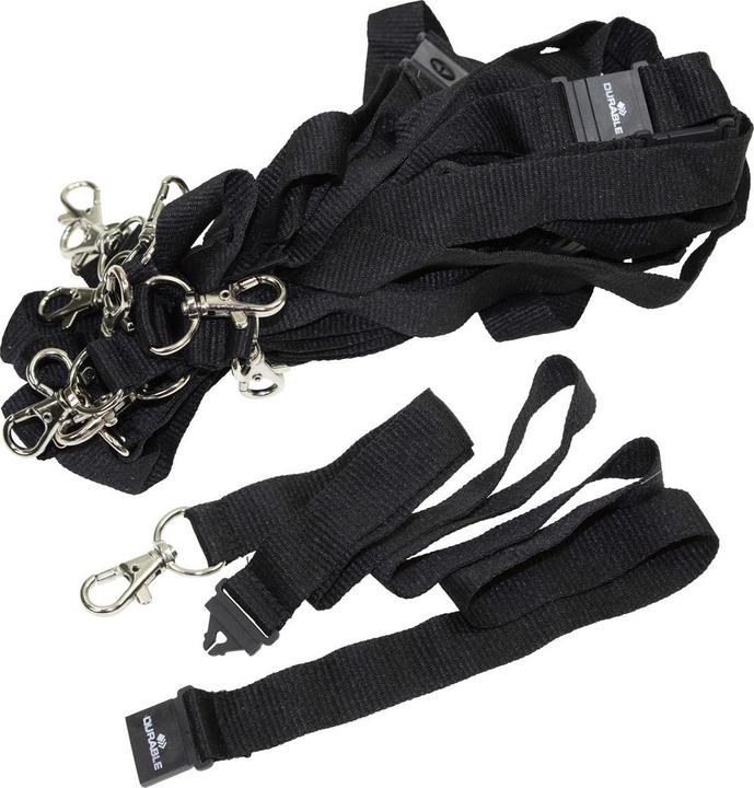 Actual product image Dönges Textile strap with safety clasp, width 20 mm, length 44 cm, black