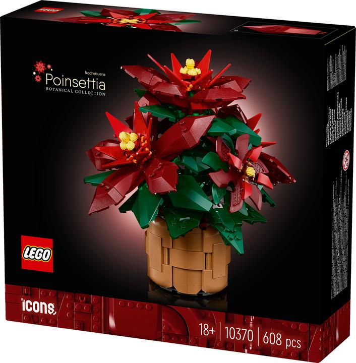 Actual product image LEGO Poinsettia (10370, LEGO Icons)