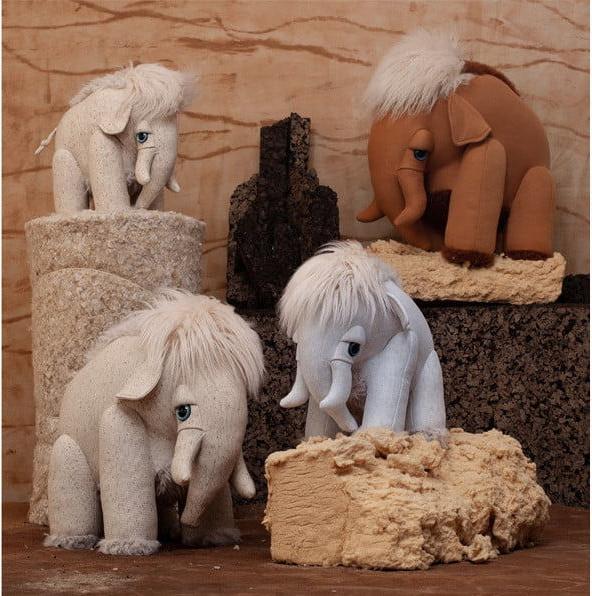 Produktbild BigStuffed Albino Mammut Gross (42 cm)