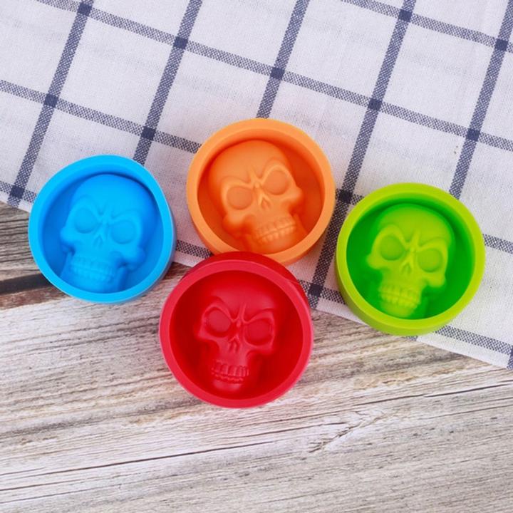Actual product image König Design Silicone ice cube mould skull skull ice cubes ice for whiskey wine bar party