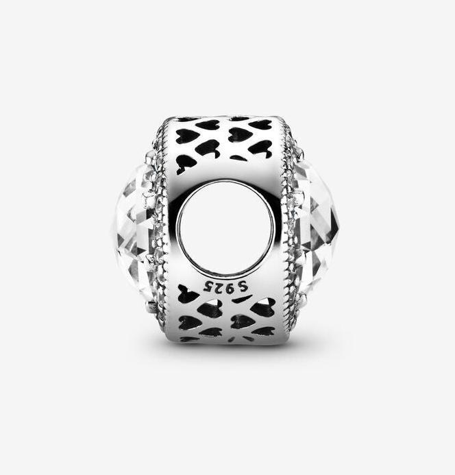 Actual product image Pandora Charms/Beads Radiant Wreath of Hearts (Silver)