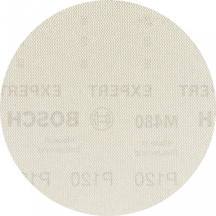 Bosch Professional Zubehör EXPERT M480 Filet de ponçage pour ponceuse excentrique, 125 mm, G 120, 5 pièces (120)