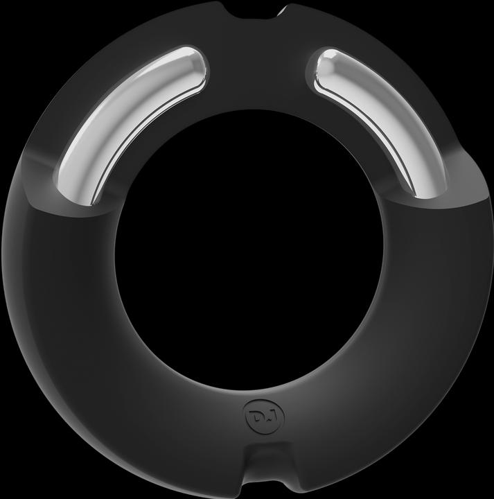 Produktbild All Stars The Paradox - Silicone/Metal Cock Ring - 45mm - Black (4.50 cm)